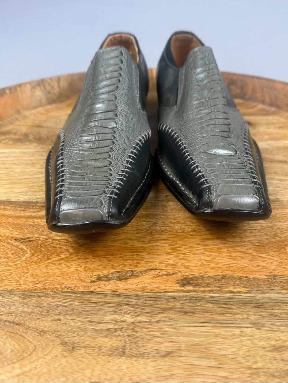 Alberto Gozzi Italy Men’s Leather Loafers Quiet Luxury Dress Shoes